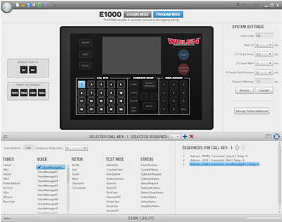 E1000 Software Screenshot